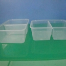 650ml square container